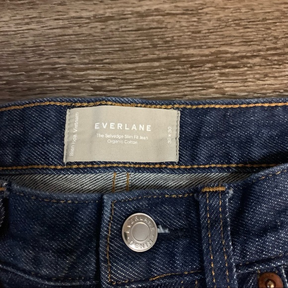 Two Pairs Everlane Selvedge Denim Slim Fit Jeans 30Wx29L - Picture 5 of 11